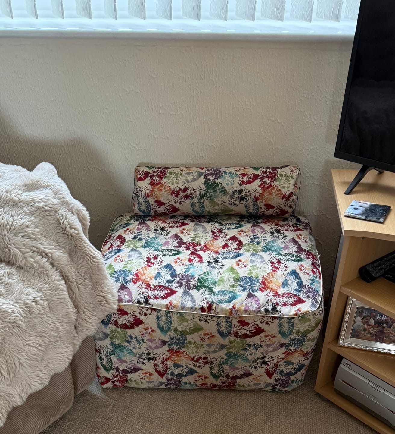 Customer photo review of Autumn Leaves Tapestry Fabric