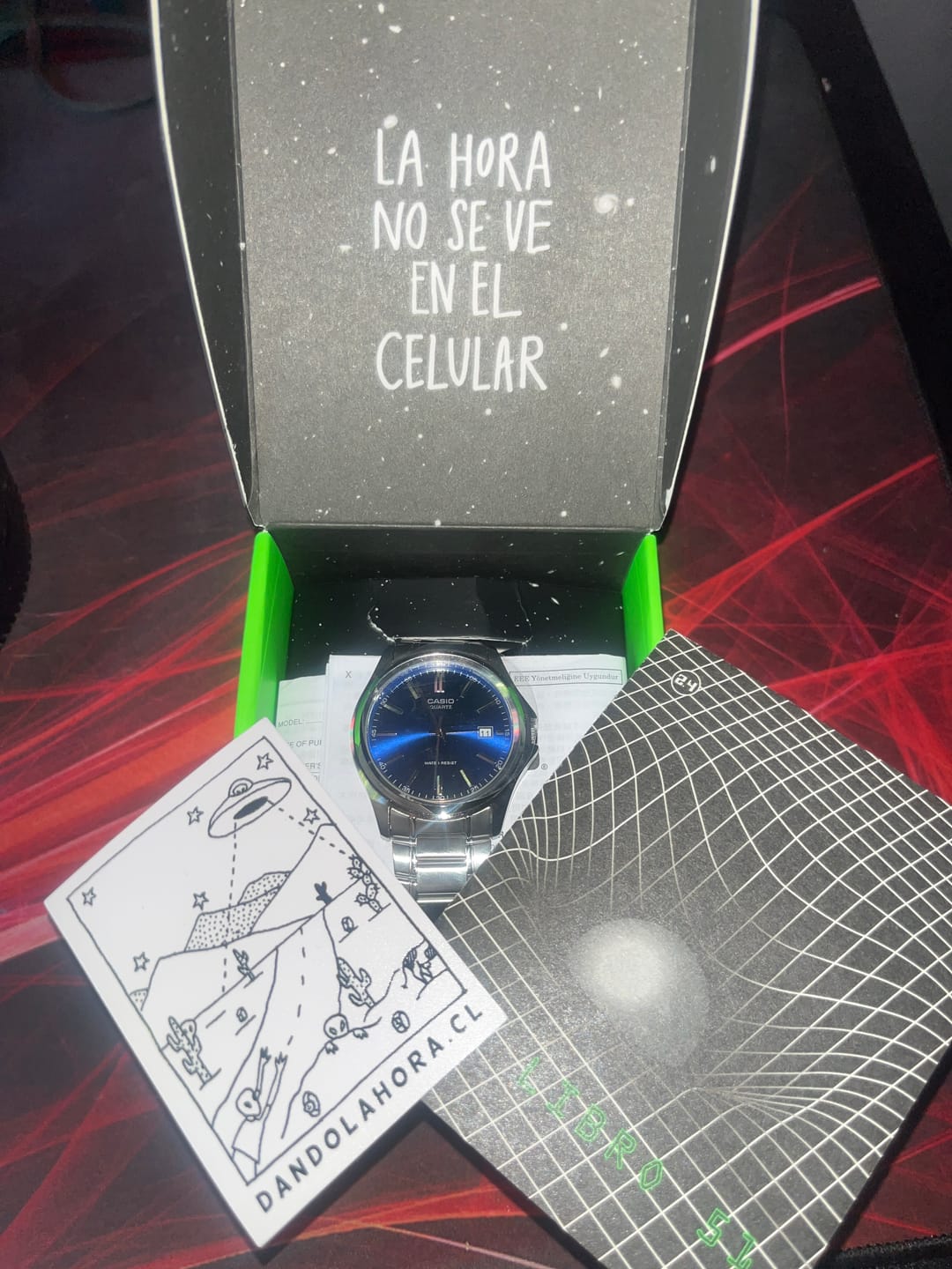Customer photo review of Reloj Casio Análogo MTP-1183A-2A Azul Acero Inoxidable