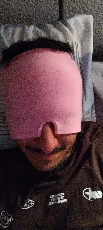 Customer photo review of Migraine Relief Cap