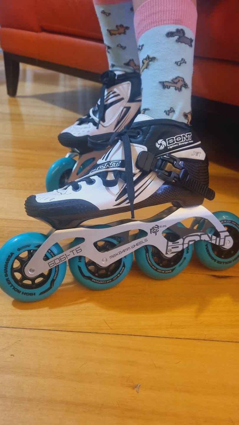 Customer photo review of BONT PRO Inline Skate Bearings