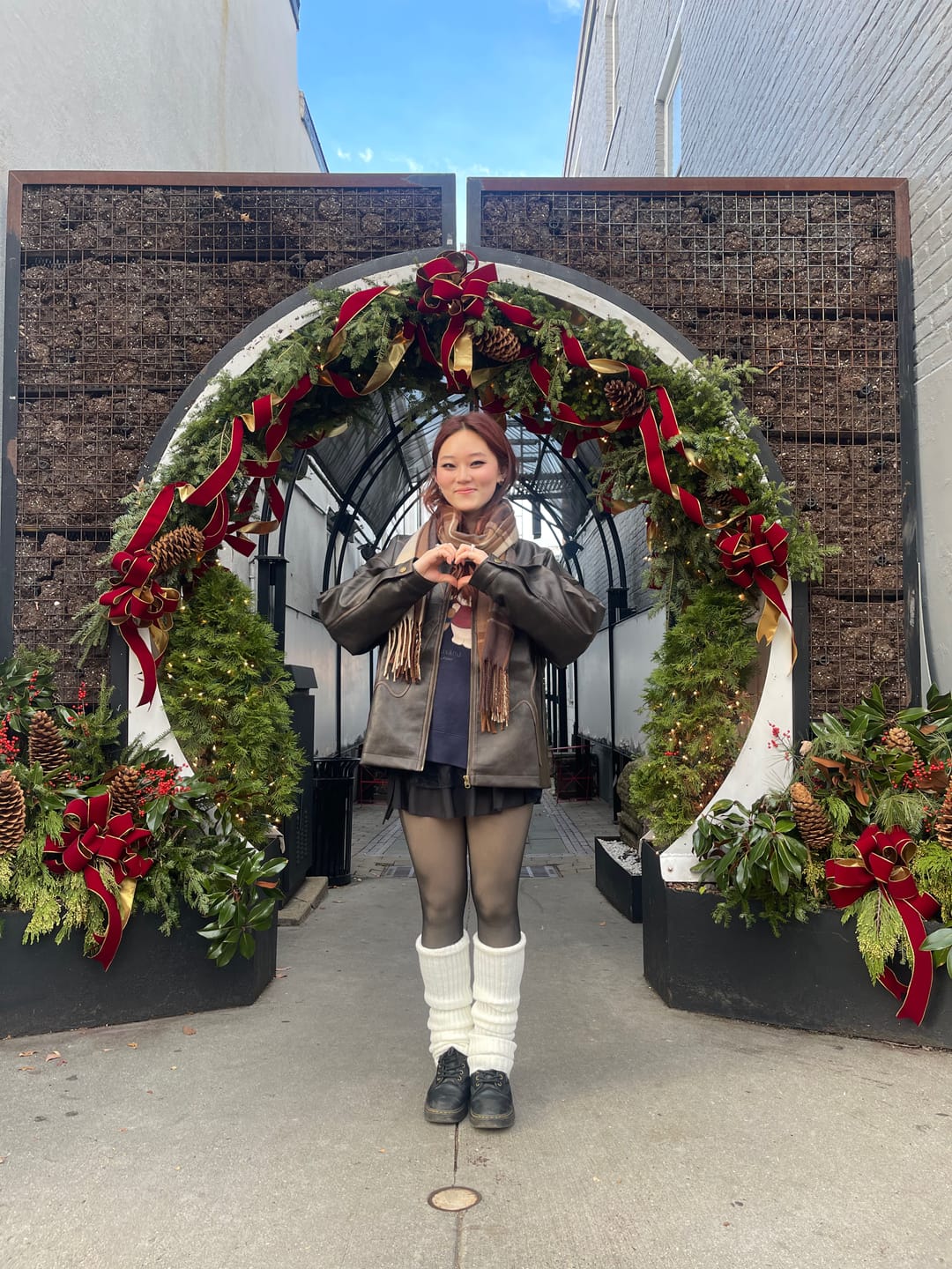 Customer photo review of Aelfric Eden Butterfly Faux Leather Jacket