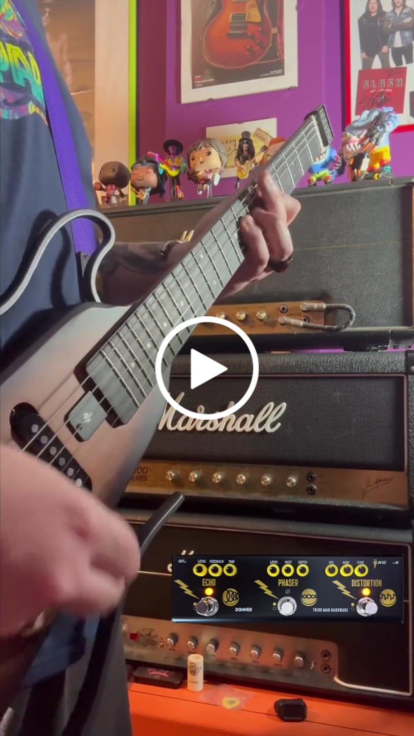 Customer video review of Pédale d'effet guitare Donner JW Triple Threat