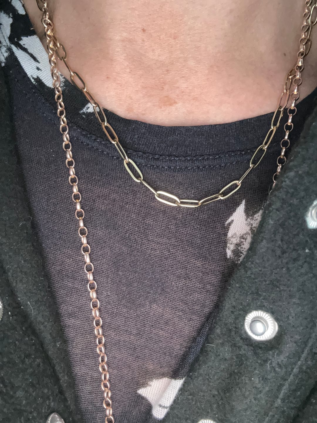 Customer photo review of Paperclip Necklace