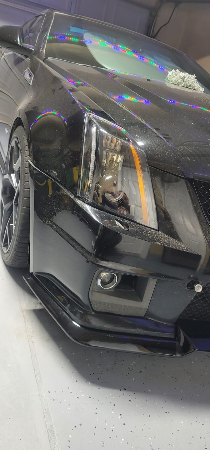 Customer photo review of 2009-15 Cadillac CTS-V Front Splitter Lip