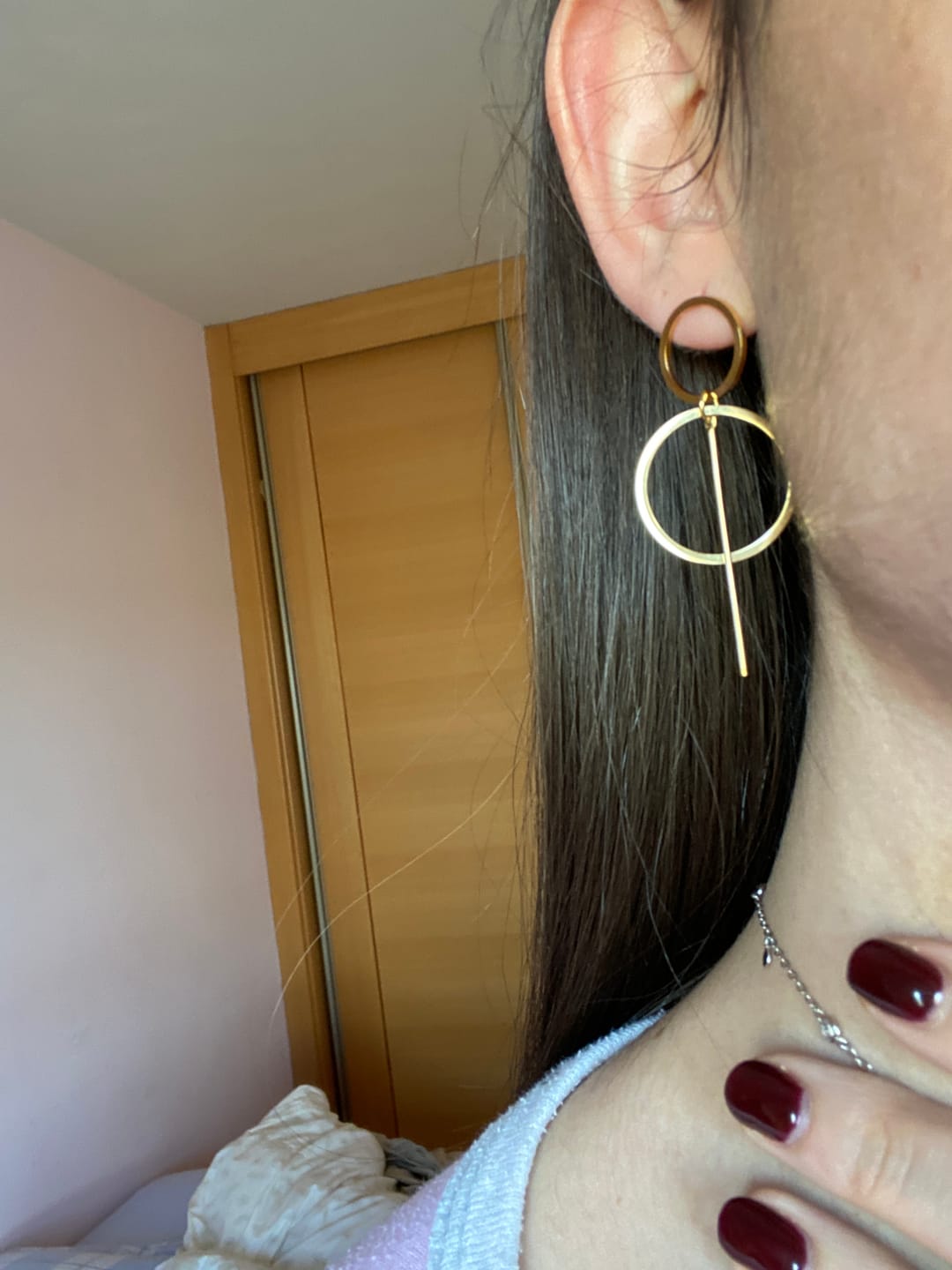 Customer photo review of Pendientes Cascada
