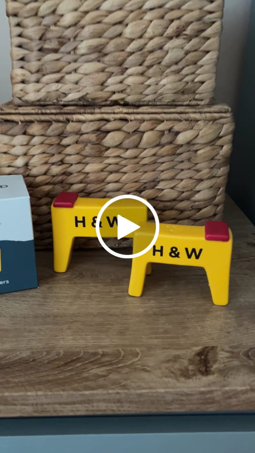 Customer video review of H&W Cranes Salt & Pepper Shakers
