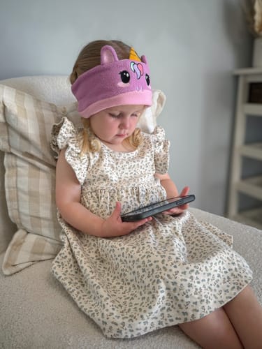 Customer photo review of Bandou™ 2.0: Award-Winning Kids Headphones