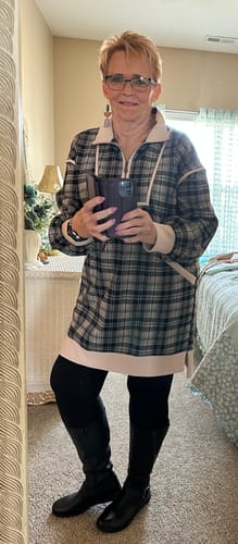 Customer photo review of See You In Town Knit Dress