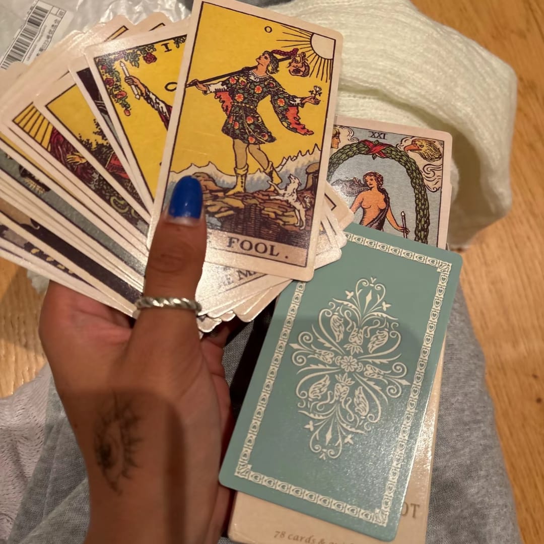 Customer photo review of Klassisches Tarotkartenset (78 Karten) – SoulPath
