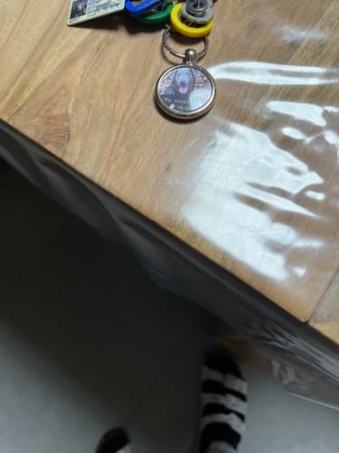 Customer photo review of Gedenk-Schlüsselanhänger mit Foto & Text Angebot