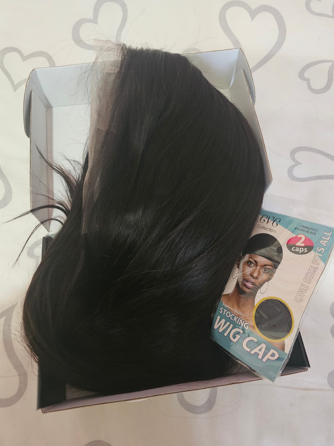 Customer photo review of Brazilian 13x4 Lace Frontal Wig Straight