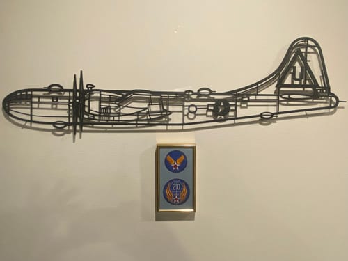 Customer photo review of Your Custom Aircraft Silhouette Metal Wall Art