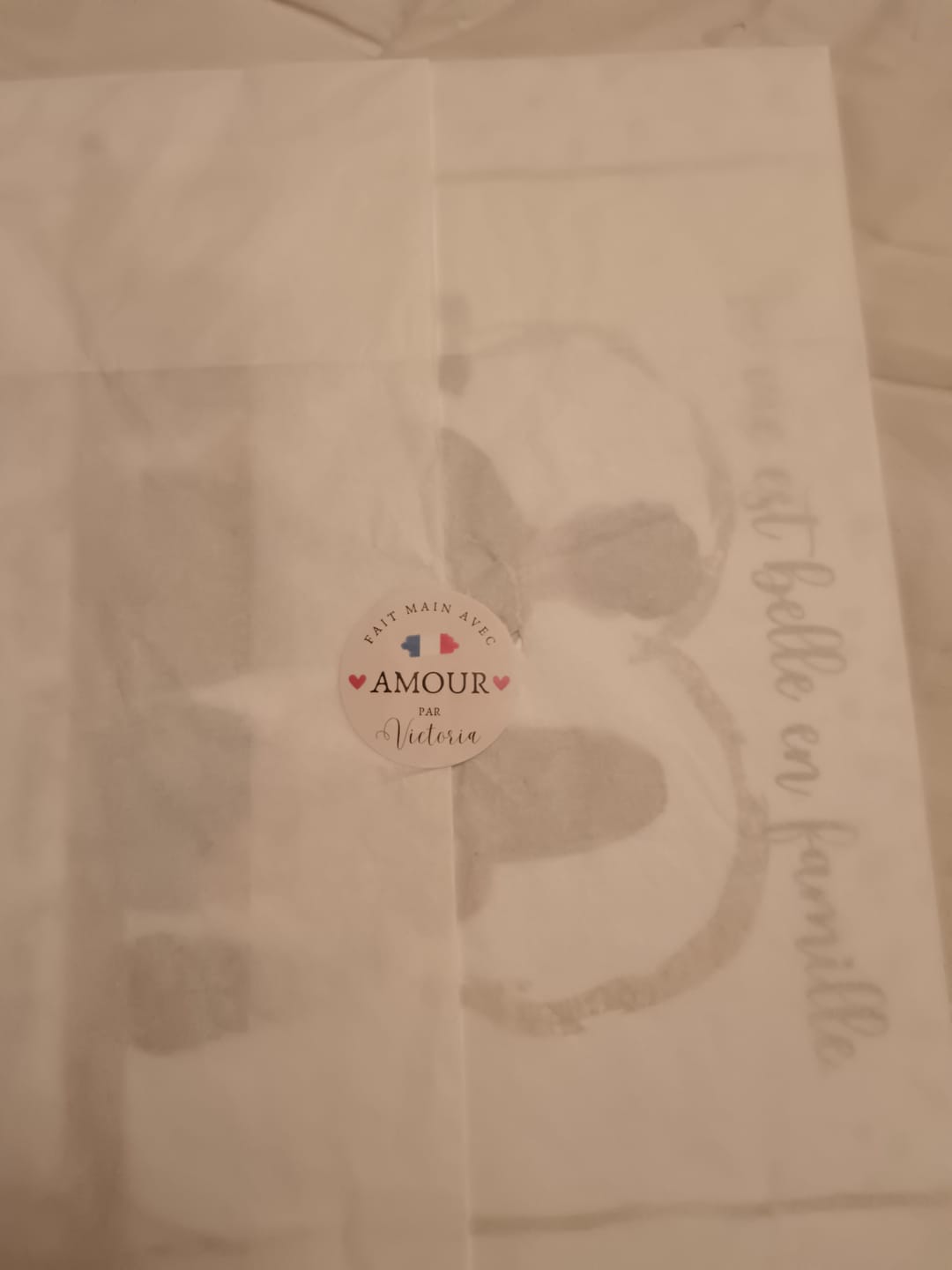 Customer photo review of Affiche Personnalisée - Couple & Animaux Chat Chien et Lapin