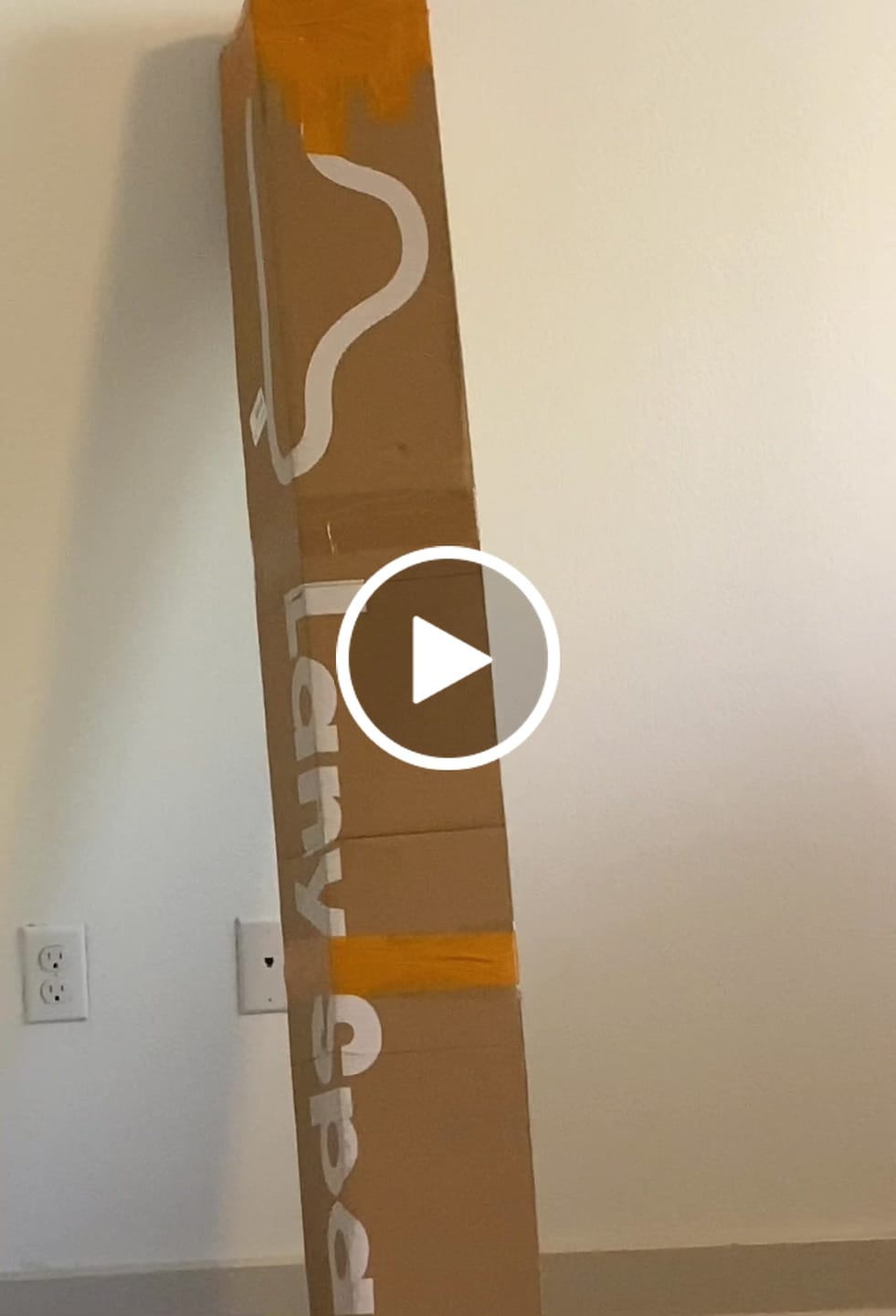 Customer video review of Johann Banta Irregular Orange Moss Design Rug