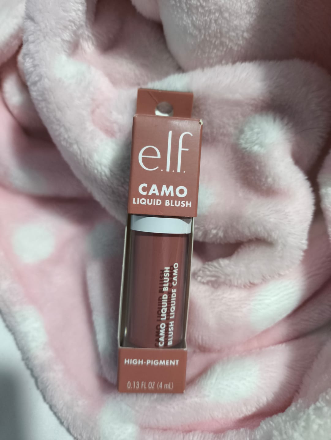 Customer photo review of Camo Liquid Blush