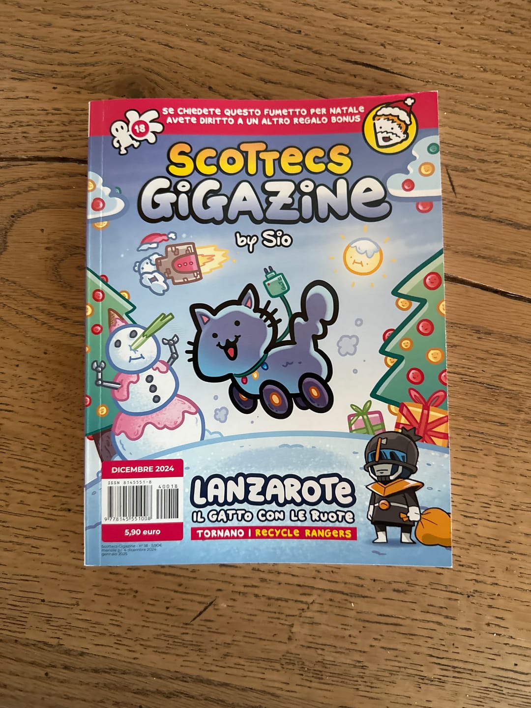 Customer photo review of Scottecs Gigazine 18 - Lanzarote il gatto con le ruote