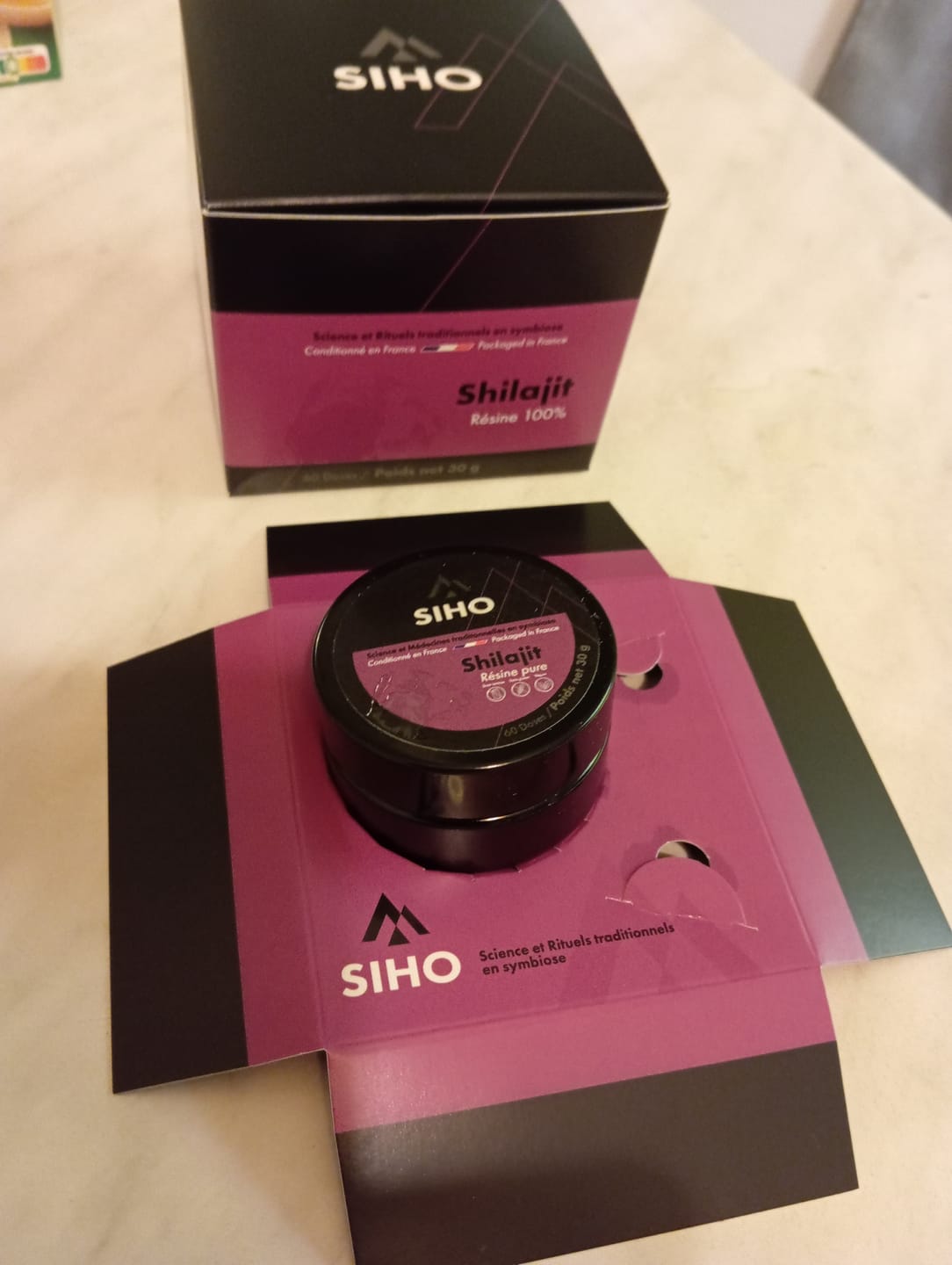 Customer photo review of Résine de Shilajit : Pure 100% | SIHO