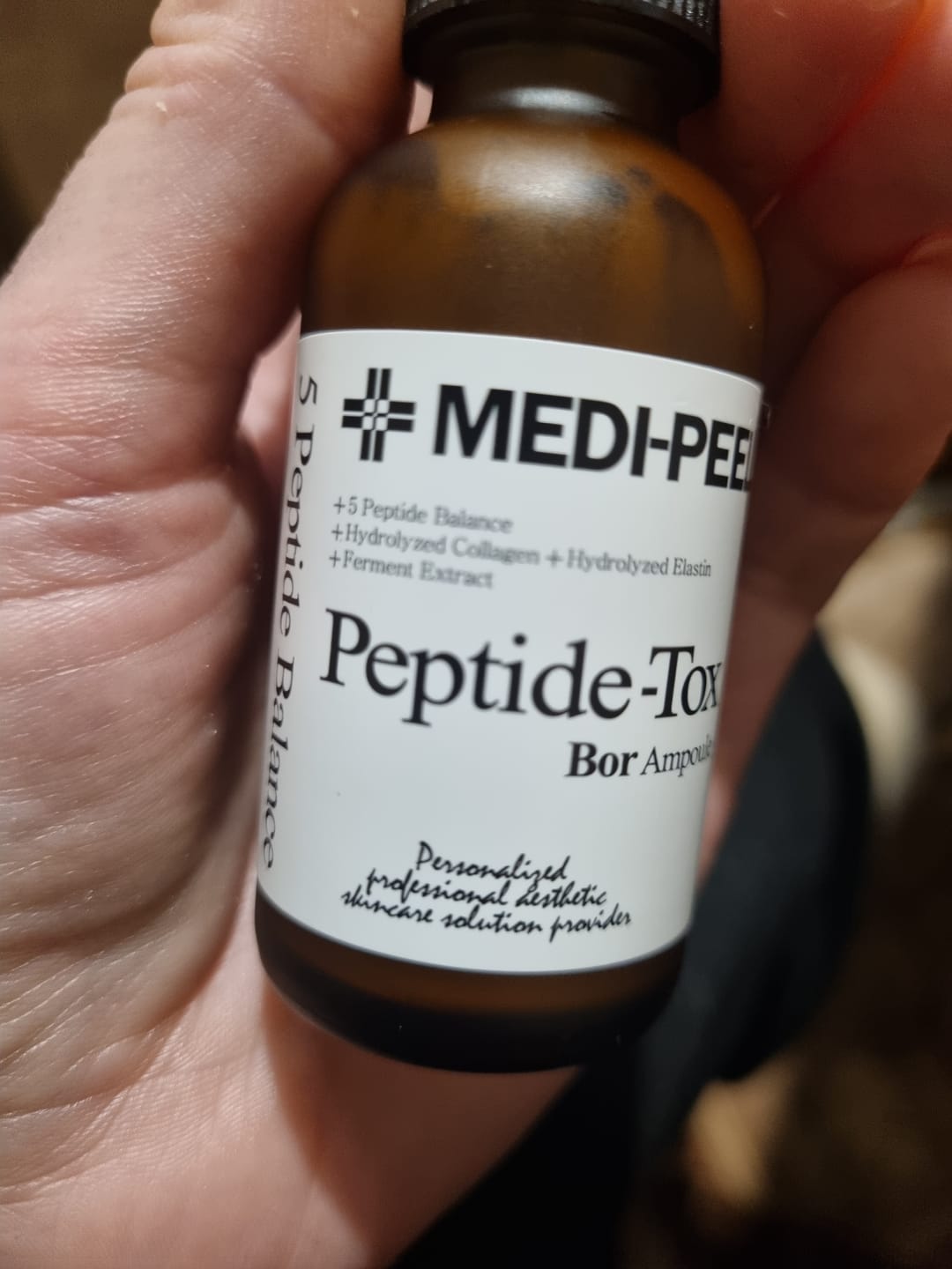 Customer photo review of Liftinga ampula ar peptīdu kompleksu Medi-Peel Peptide-Tox Bor Ampoule