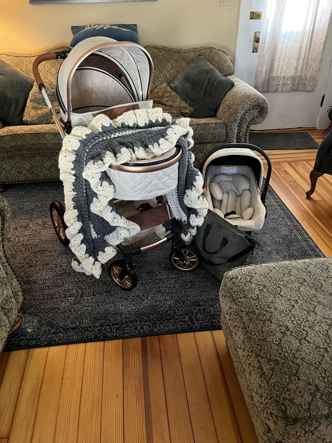 Customer photo review of Premium 3-in-1 Baby Stroller