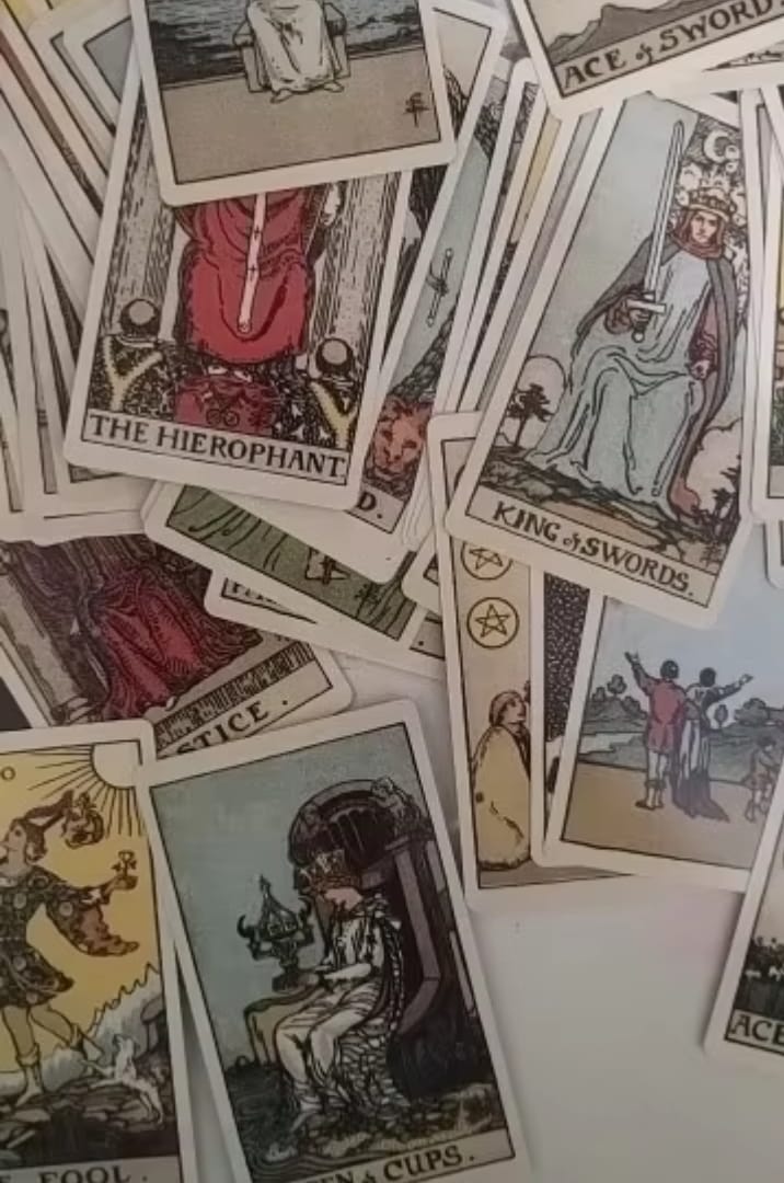 Customer photo review of Klassisches Tarotkartenset (78 Karten) – SoulPath