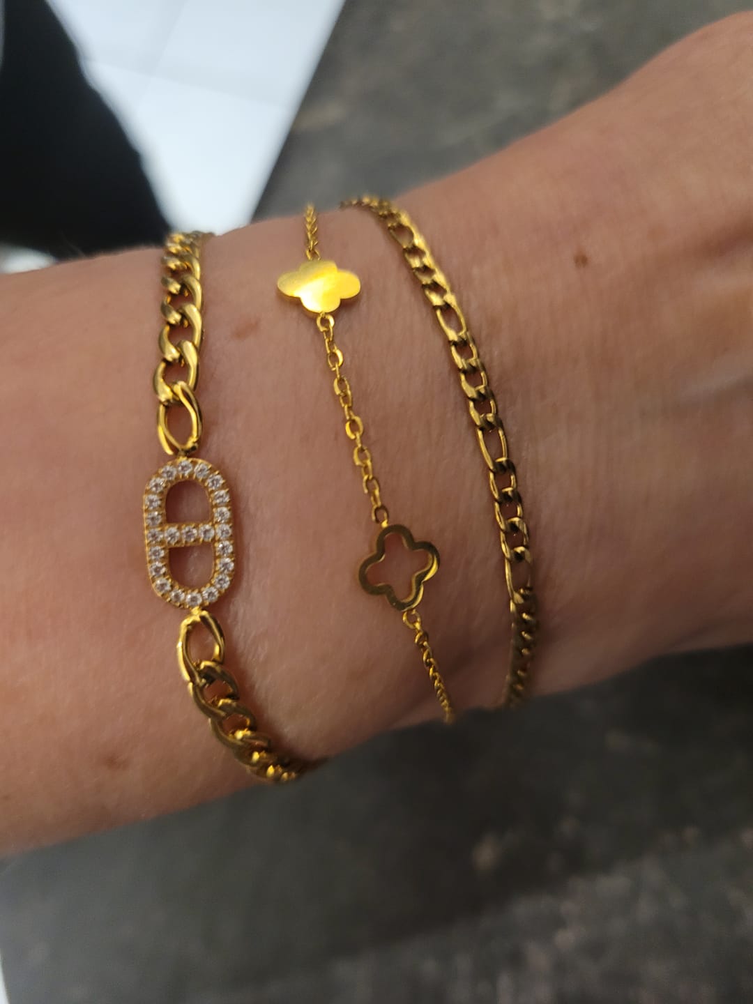 Customer photo review of Prestige 2 Armband | 18K vergoldet