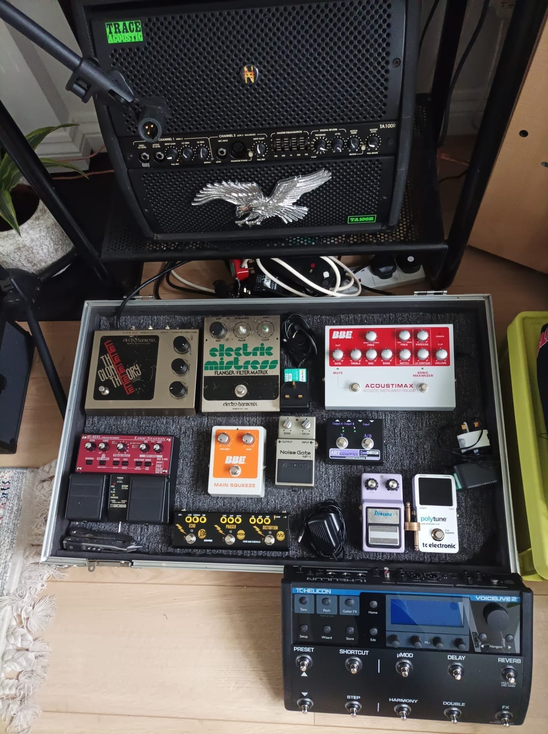Customer photo review of Pédale d'effet guitare Donner JW Triple Threat