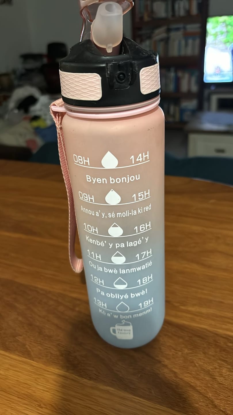 Customer photo review of Couvercle pour Baby Motivational et Motivational Bottle