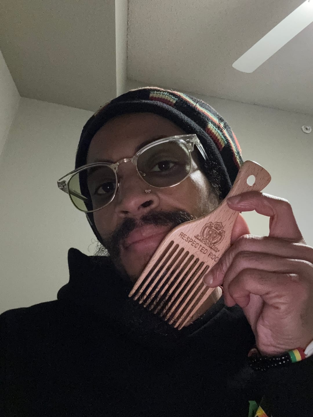 Customer photo review of Wooden Pick (or comb)