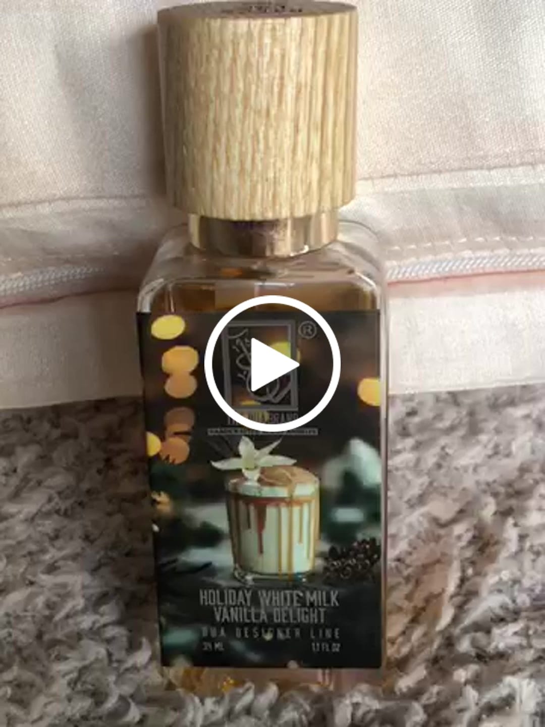 Customer video review of Holiday White Milk Vanilla Delight