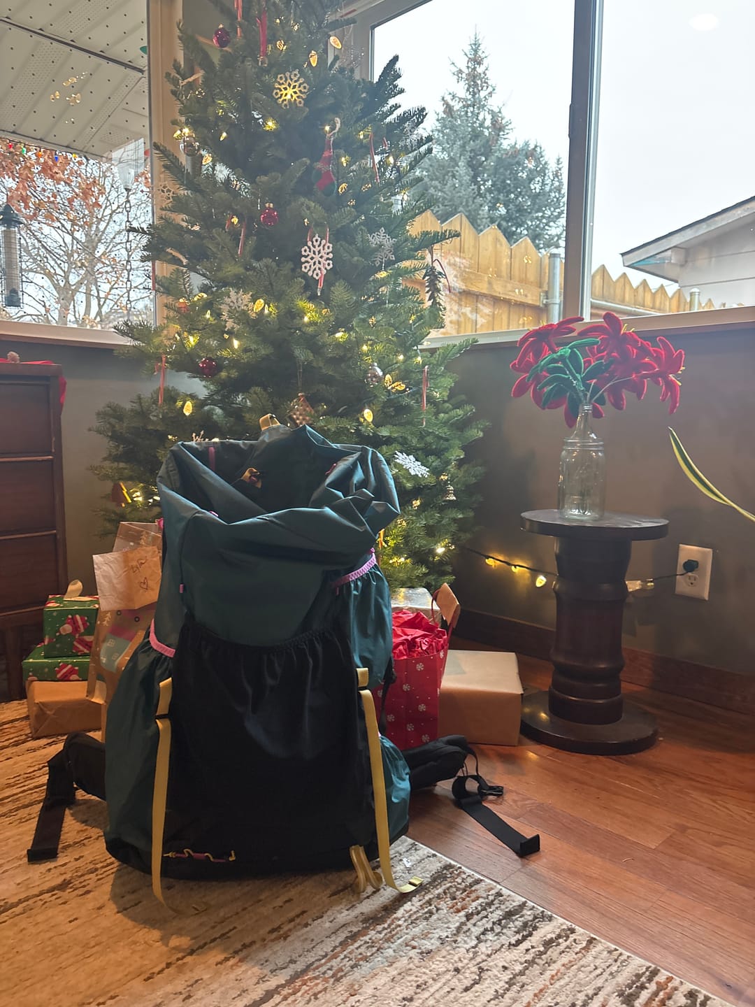 Customer photo review of Mariposa 60 Backpack