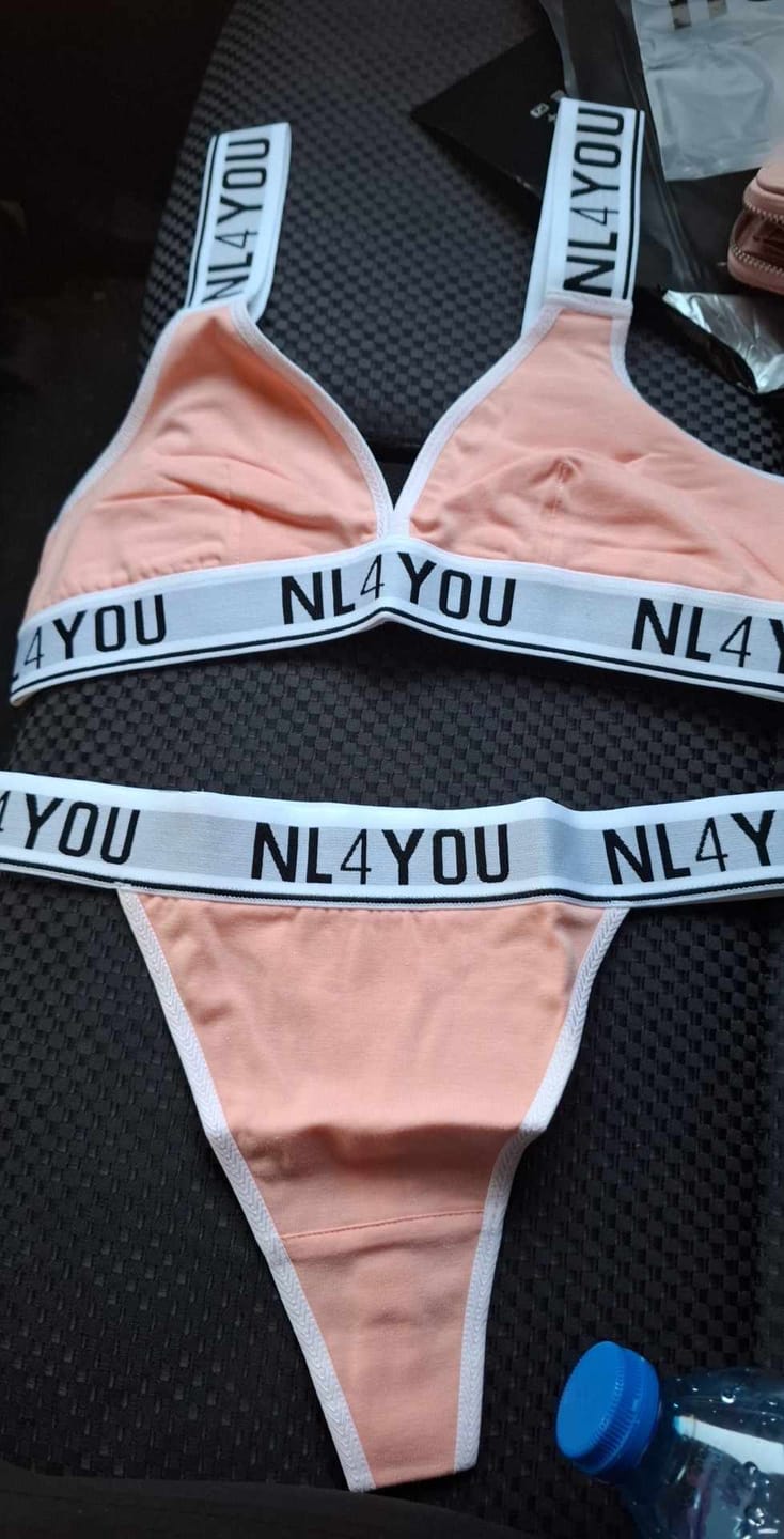 Customer photo review of Peachy - Памучен комплект бельо от 2 части