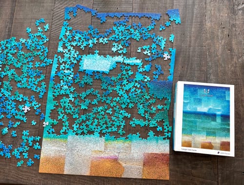 Customer photo review of 1000 Piece Custom Puzzle | Personalized Custom 1000 Piece Puzzle