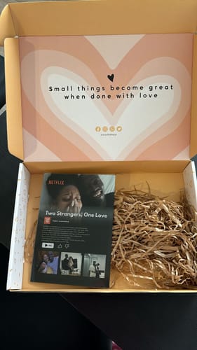 Customer photo review of Lâmpada Série Netflix c/ 4 Fotografias Personalizável