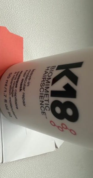 Customer photo review of Leave-In Molecular Repair Hair Mask