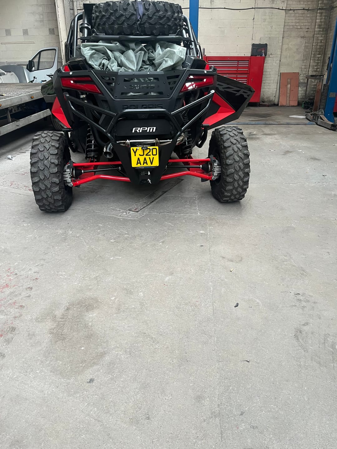 Customer photo review of RPM Pro XP & Turbo R Rear Fascia Delete Shield / Muffler Cover