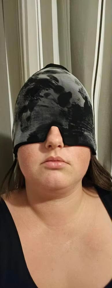 Customer photo review of Migraine Relief Cap