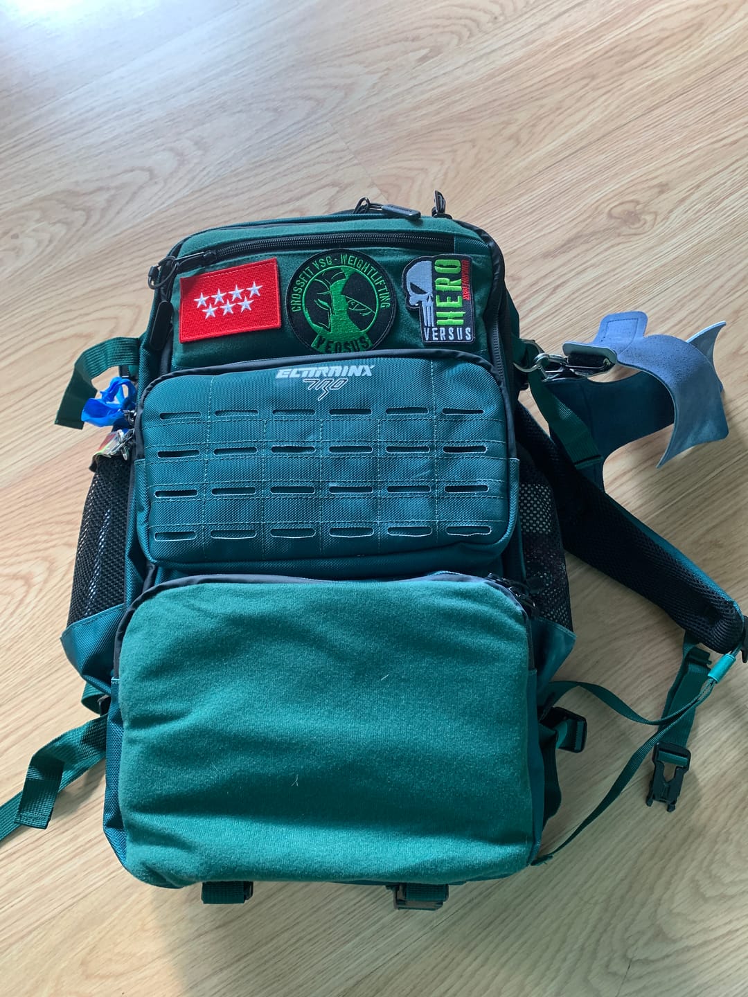 Customer photo review of Mochila Pro Series 45L Dust Green