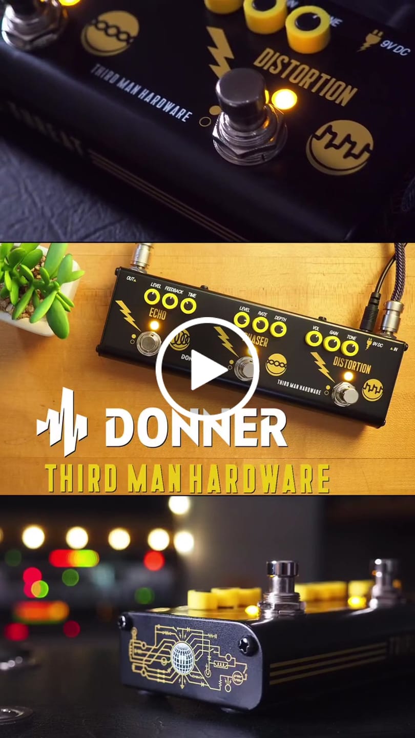 Customer video review of Pédale d'effet guitare Donner JW Triple Threat