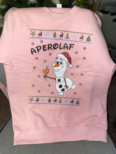 Customer photo review of Weihnachtsedition - Aperolaf - Pullover