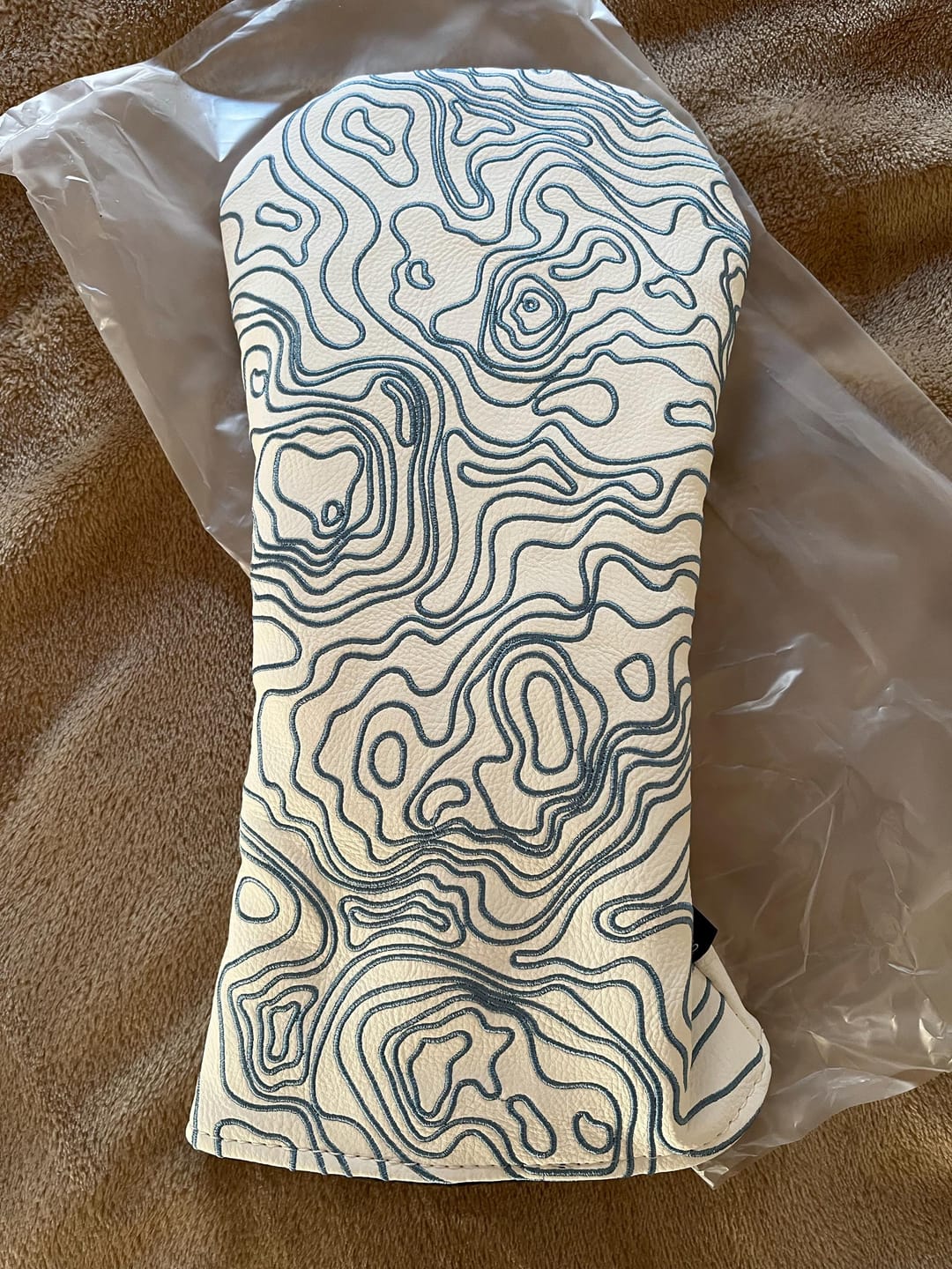 Customer photo review of Topographic Edition - Pure White / Embroidered Carolina Blue