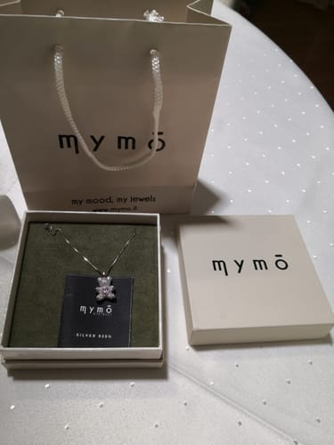 Customer photo review of Collana Orsetto Con Cuore