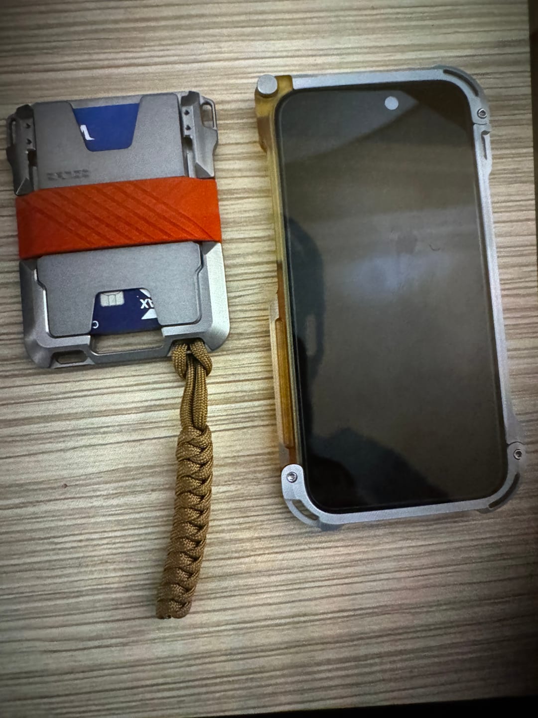 Customer photo review of M1 MAVERICK™ WALLET - SPECIAL EDITION - SLATE GREY - SINGLE POCKET LEATHER