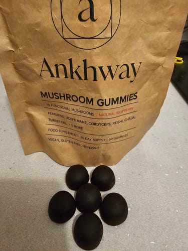 Customer photo review of Mushroom Gummies