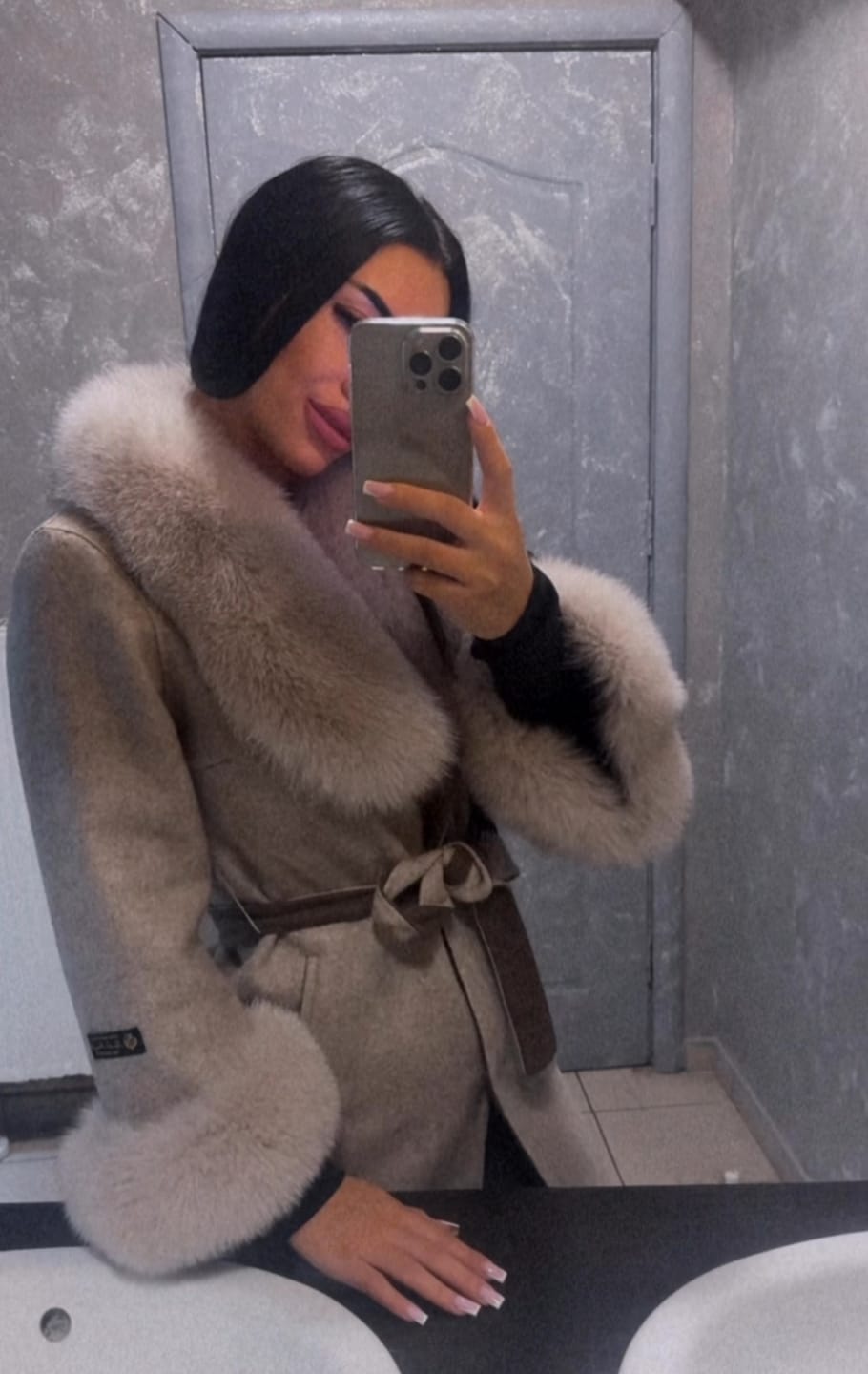 Customer photo review of Palton alpaka Ami Beige