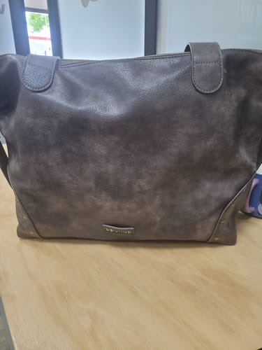Reseña con foto de un cliente sobre Cartera De Hombro Notebook Boho