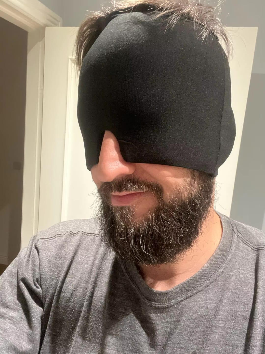 Customer photo review of Migraine Relief Cap