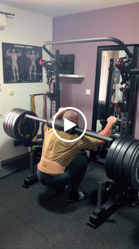 Customer video review of Riot Olympic Safety Squat Bar
