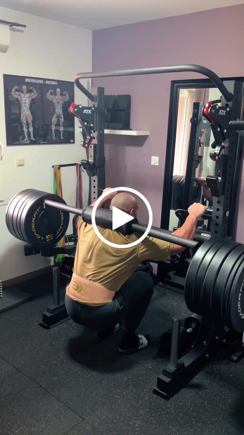 Customer video review of Riot Olympic Safety Squat Bar