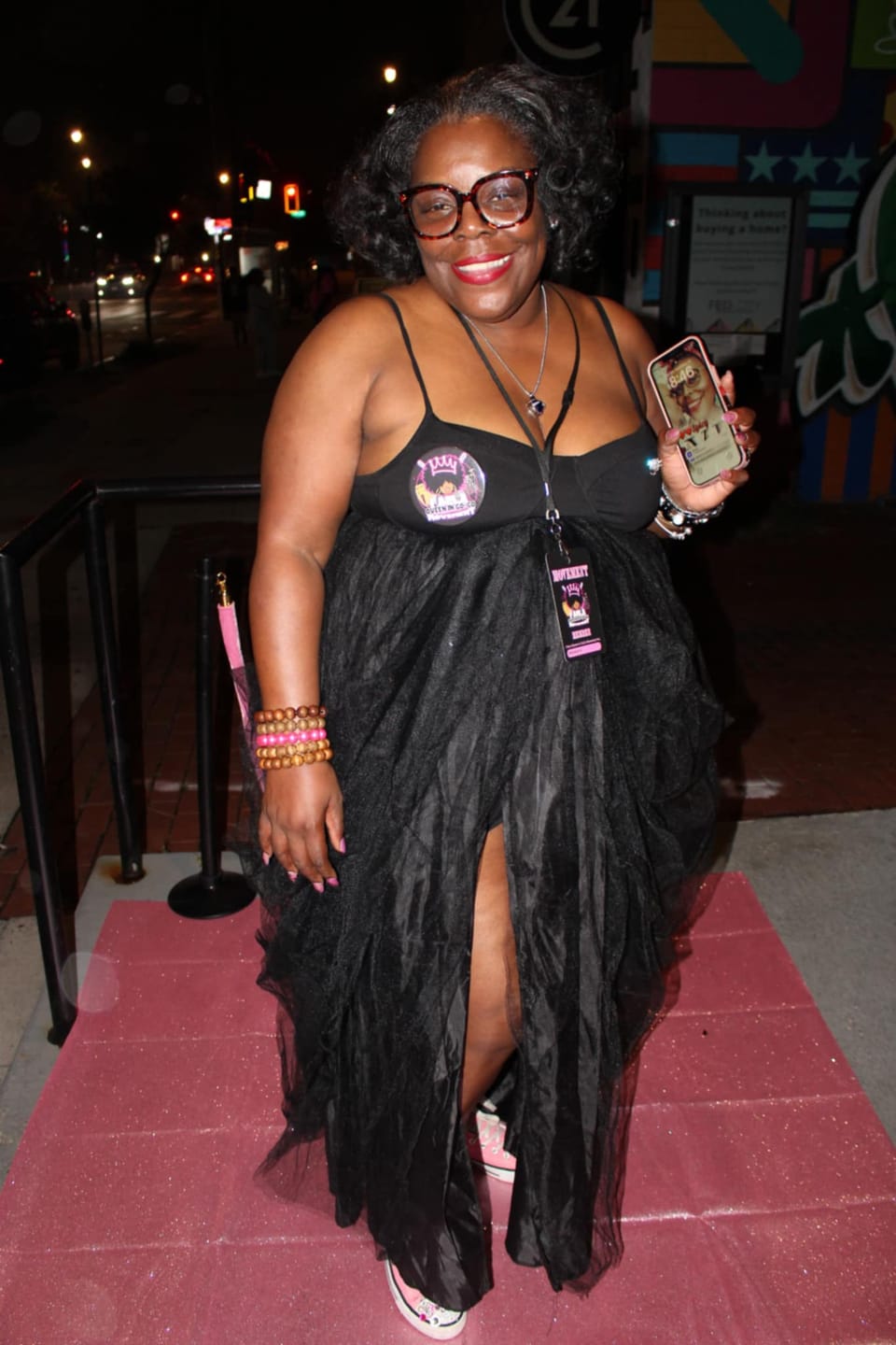 Customer photo review of It's a Wig Nutique BFF Human Hair Blend Half Wig - DELICIA