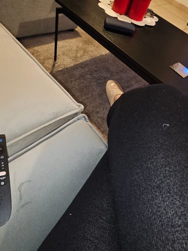 Customer photo review of מגפונים לנשים מעור דגם אלכסה בצבע טאופ